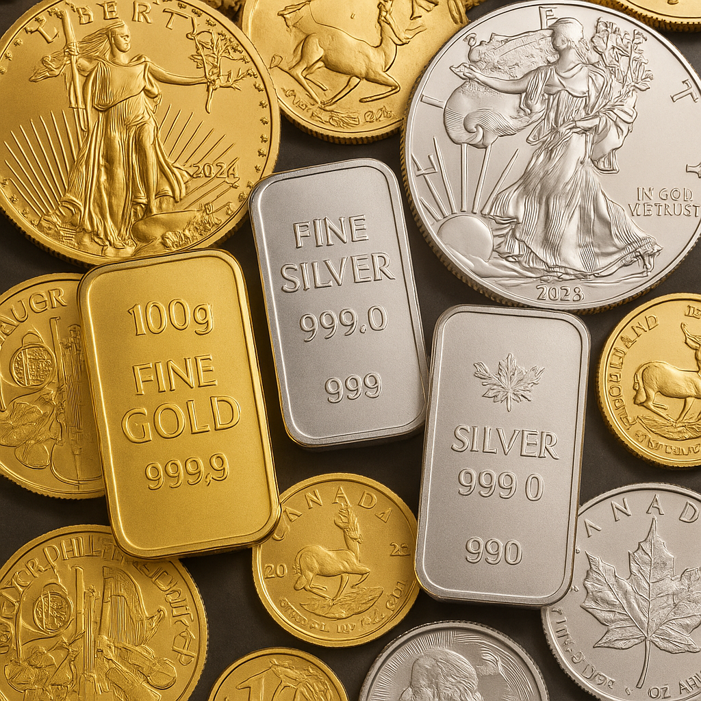gold and silver precious metals